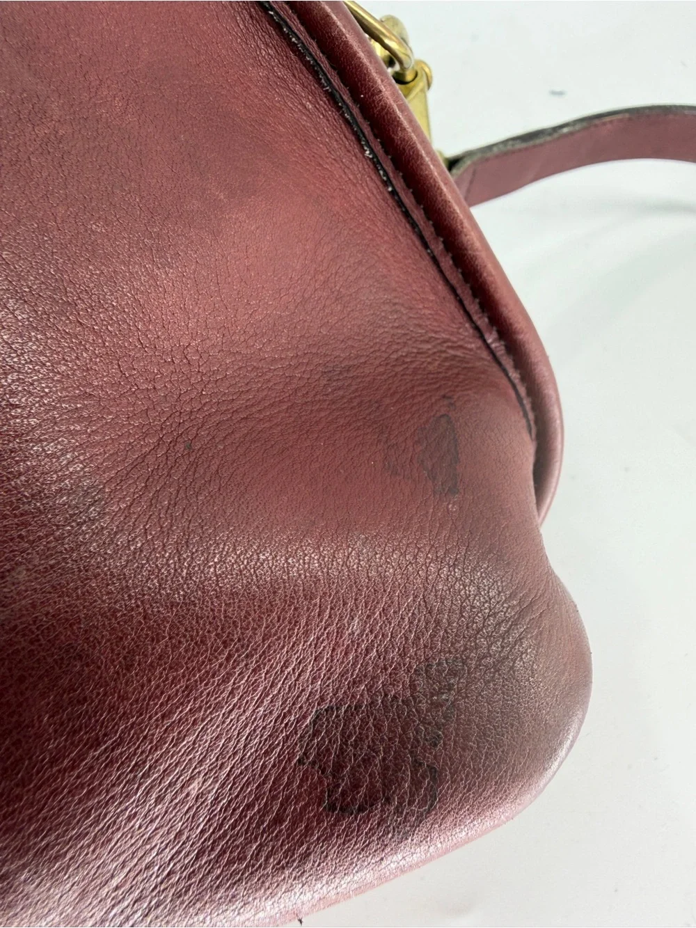 Vintage Coach 0147 Baxter Satchel Dome Bag 2 Way Handbag Crossbody Bag